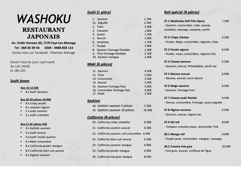 Washoku Menu1